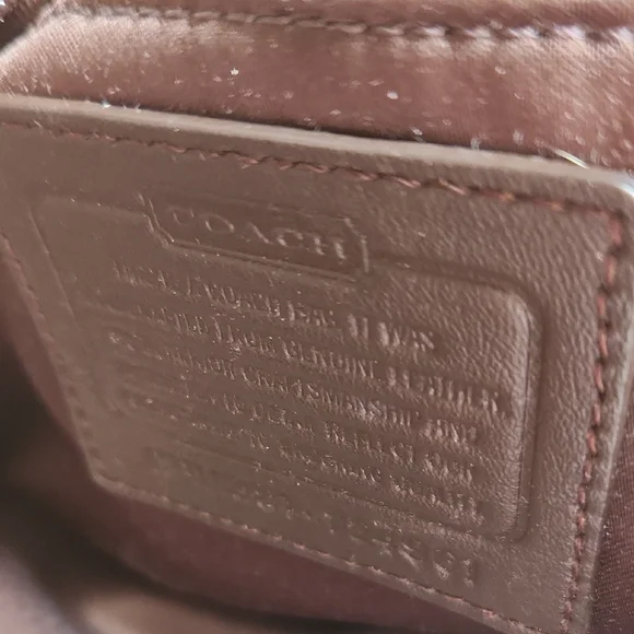 Coach Dark Brown Leather Tote - Picture 5 of 11